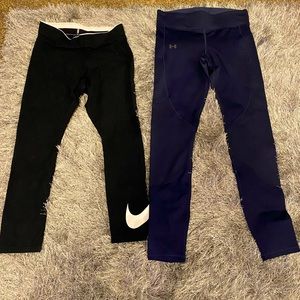 Nike leggings two pair
